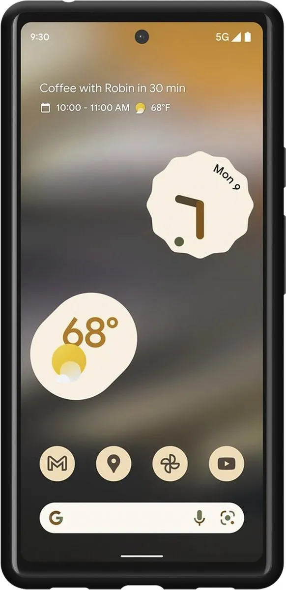 Just in Case Hoesje Google Pixel 6a Siliconen - Zwart - 4517534