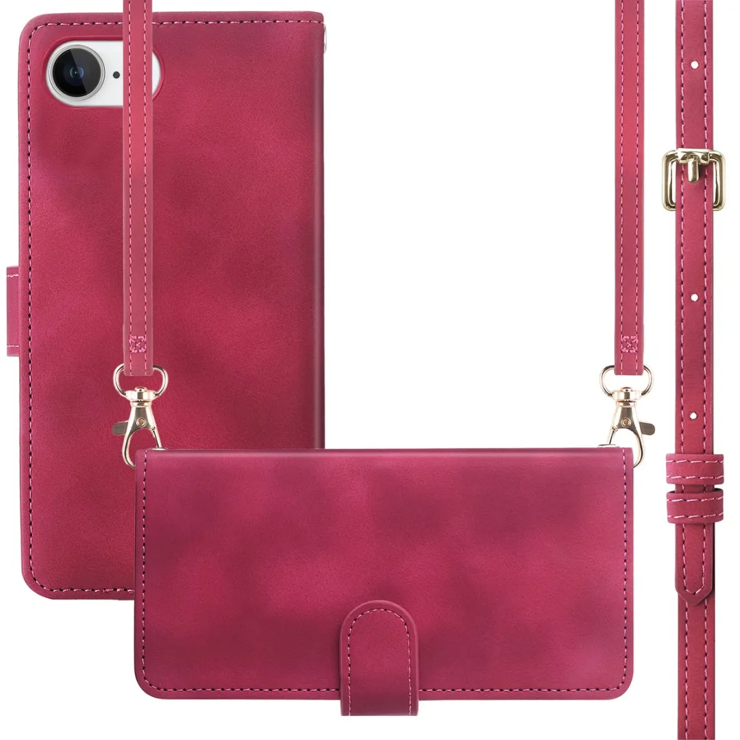 Imoshion Bookcase Hoesje iPhone 16e - 3 Pasjes - Rood
