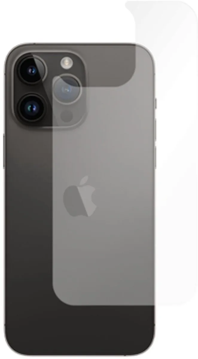 Just in Case Cazy Tempered Glass Back Protector iPhone 15 Pro Max - 1 Stuk