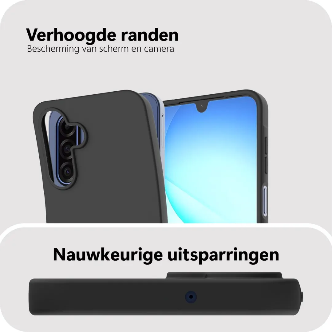 Just in Case Galaxy A17 Siliconen Hoesje MSA2802ZC1 - Zwart