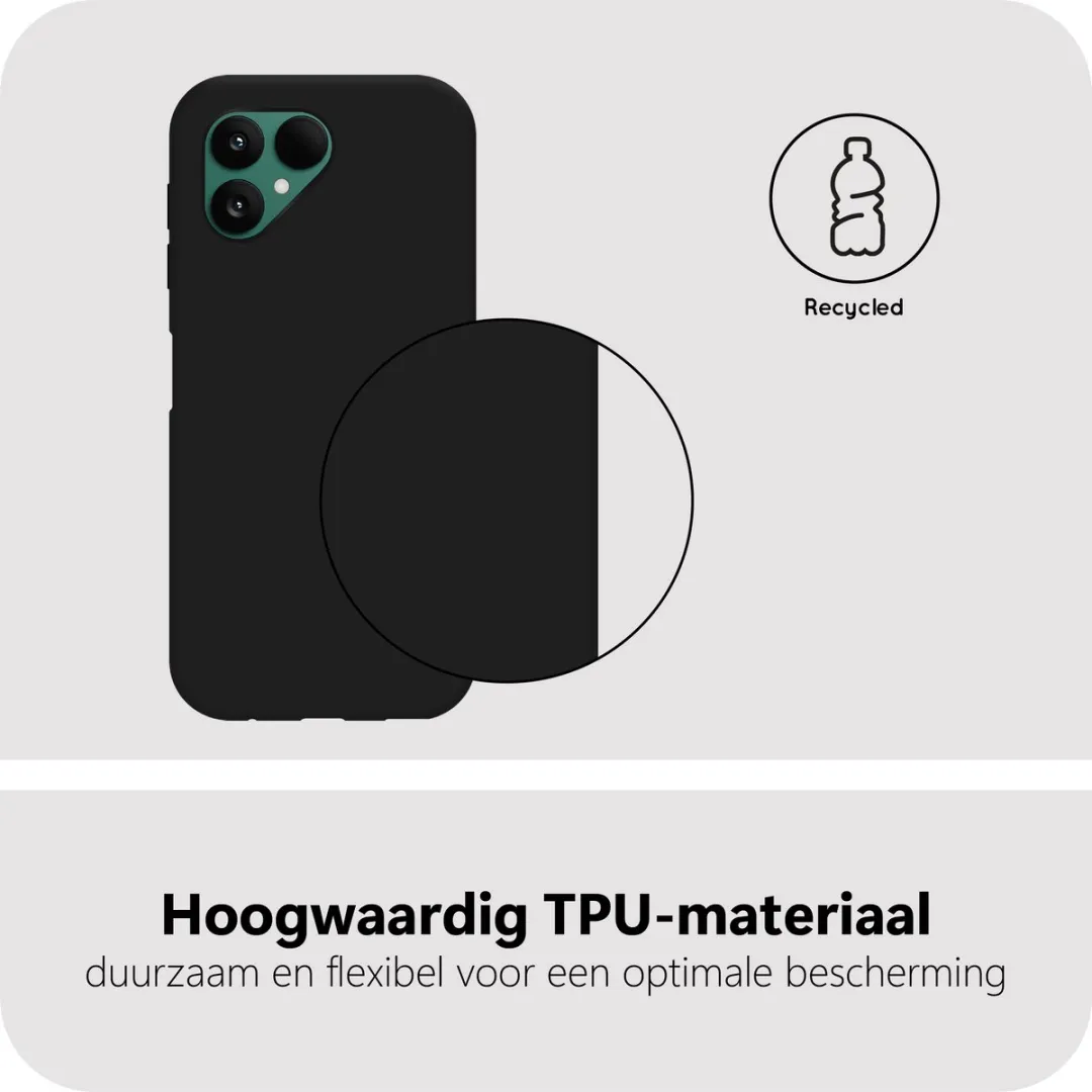 Just in Case Hoesje Fairphone 6 MFP2779KL1 - Siliconen - Zwart