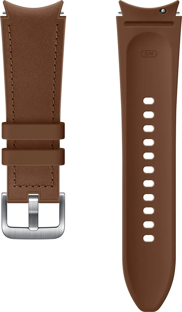 Samsung Galaxy Watch4 Hybrid Leerband - S/M - Camel - afbeelding 6 van 6