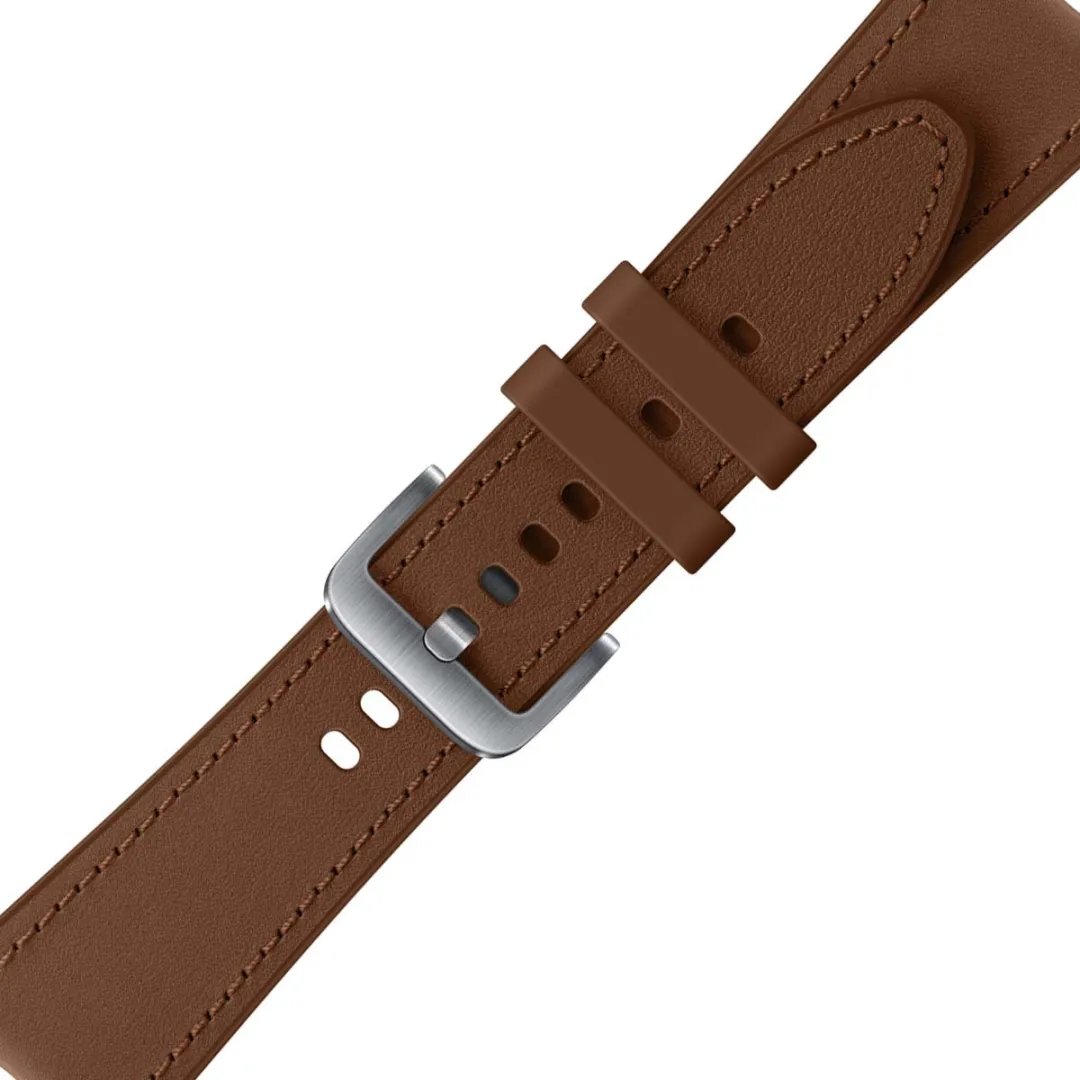 Samsung Galaxy Watch4 Hybrid Leerband - S/M - Camel - afbeelding 3 van 6