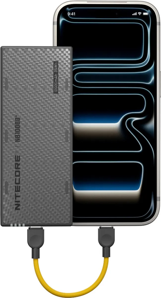 Nitecore NB10000 Gen4 Powerbank 10000mAh - 22.5W - Zwart