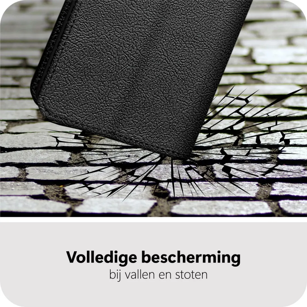 Just in Case Bookcase Classic MXM2814CW1 Hoesje - Xiaomi Poco M6 - 2 Pasjes - Zwart