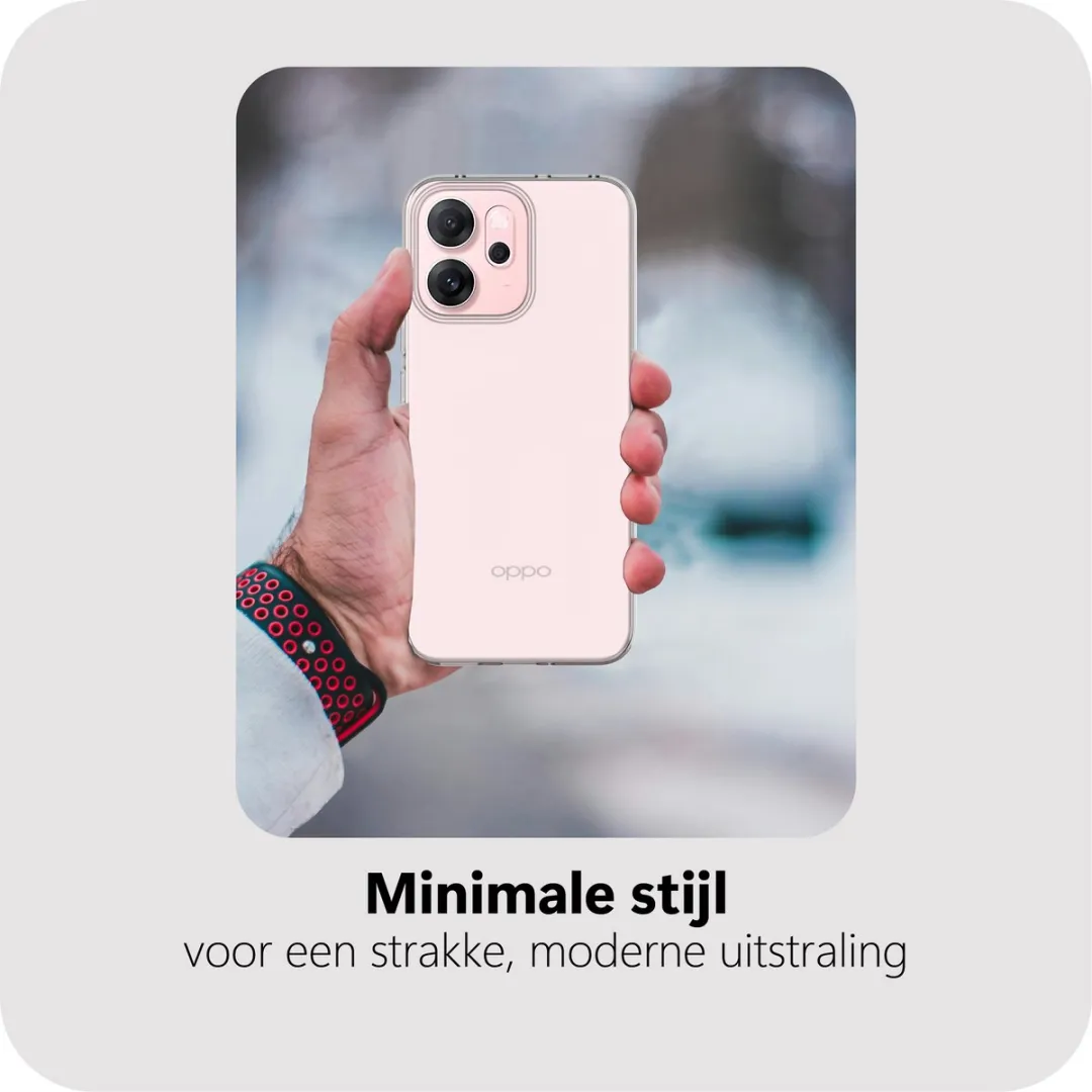 Just in Case Oppo Reno14 Siliconen Hoesje - MOO2807KL0 - Transparant
