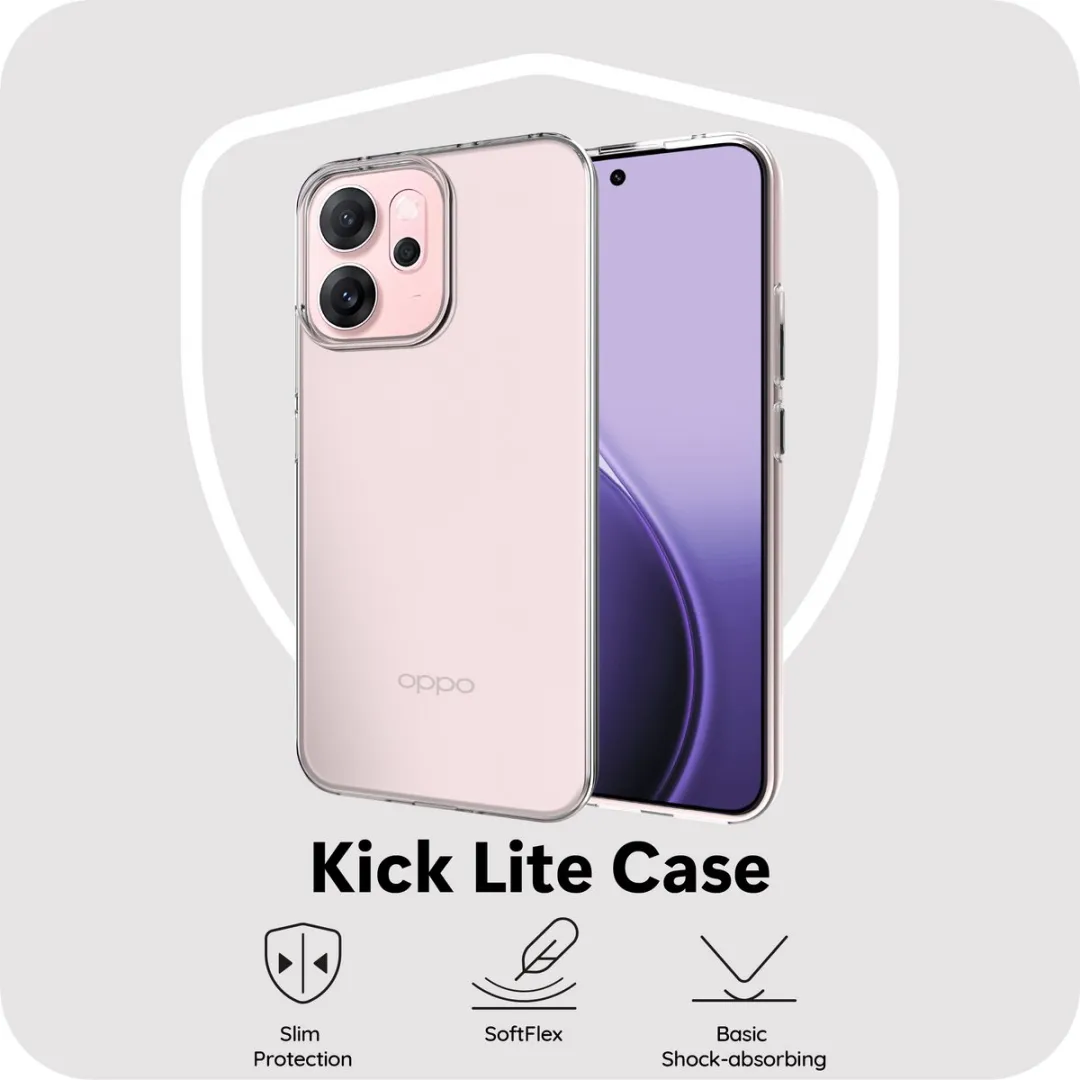 Just in Case Oppo Reno14 Siliconen Hoesje - MOO2807KL0 - Transparant