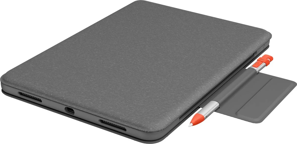 Logitech Folio Touch 920-009958 Keyboard Case - iPad Air 4 10.9" Grijs - afbeelding 6 van 6