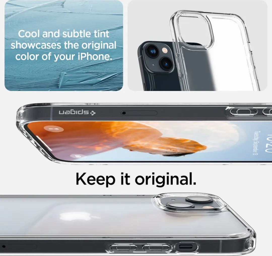 Spigen Ultra Hybrid ACS04900 iPhone 14 Plus Hoesje - Transparant - afbeelding 2 van 6