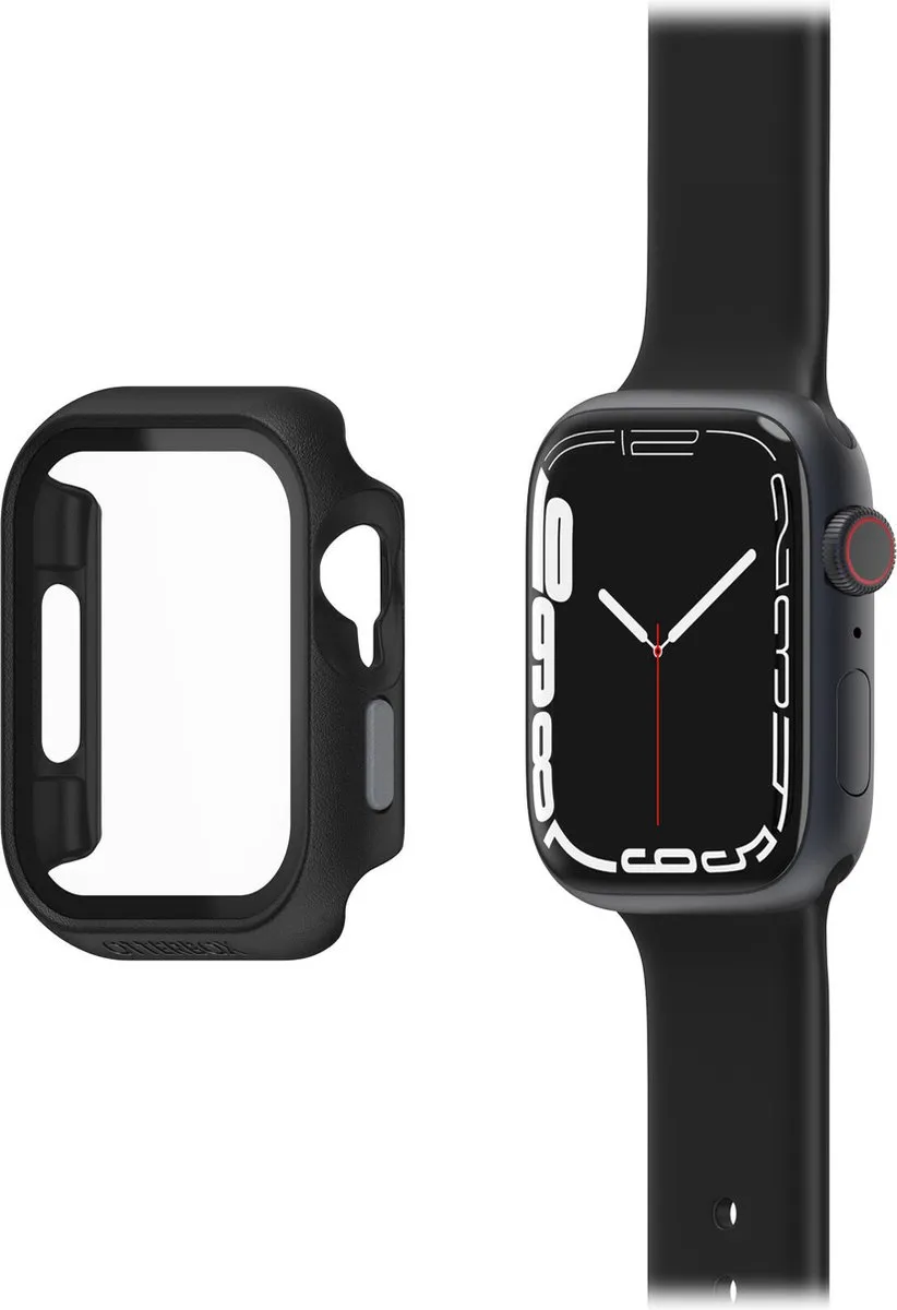 OtterBox Eclipse Bumper Apple Watch Series 7/8 45mm - Gehard Glas - Zwart - afbeelding 5 van 5