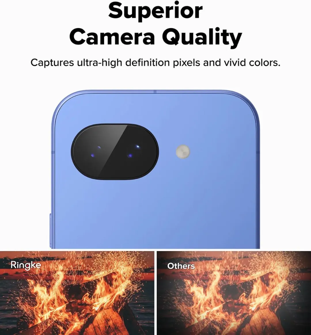 Ringke Tempered Glass Camera Beschermer - Google Pixel - 2 Stuks