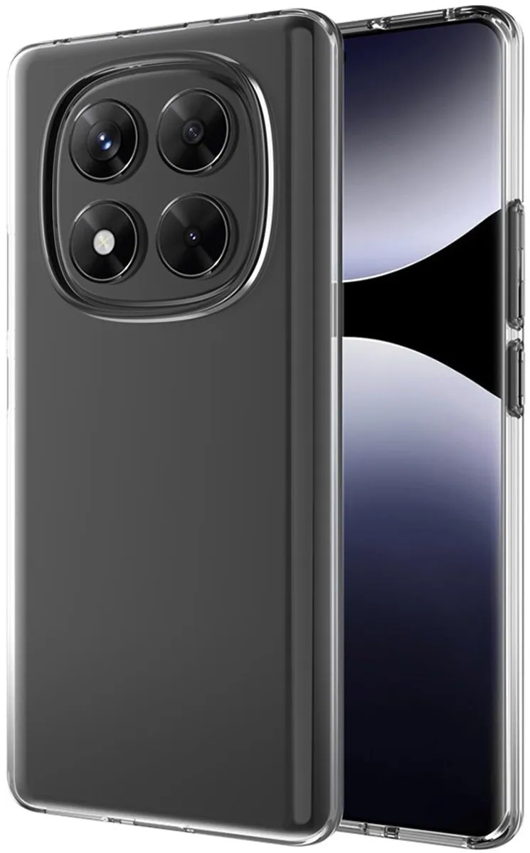 Just in Case Hoesje Xiaomi Redmi Note 14 Pro - Siliconen - Transparant