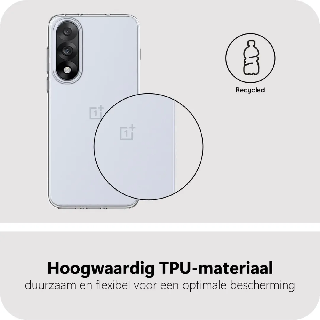 Just in Case Siliconen Hoesje OnePlus Nord 5 MON2783KL0 - Transparant