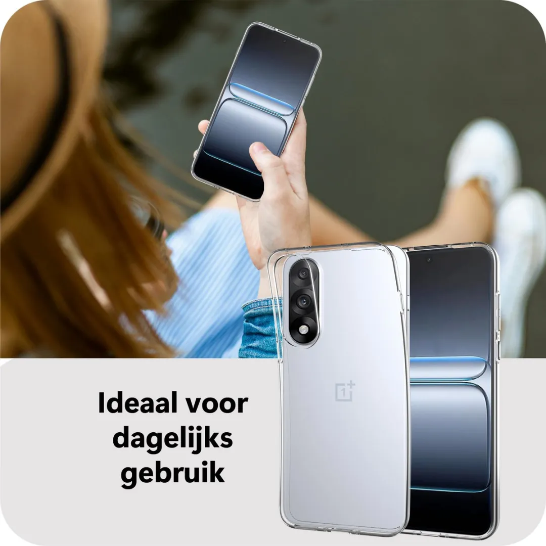 Just in Case Siliconen Hoesje OnePlus Nord 5 MON2783KL0 - Transparant - afbeelding 6 van 6