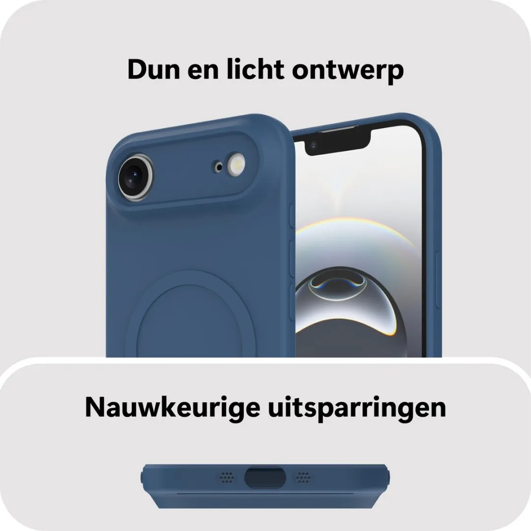 Just in Case iPhone Air MAP2764KC7M Hoesje - Blauw - afbeelding 6 van 6