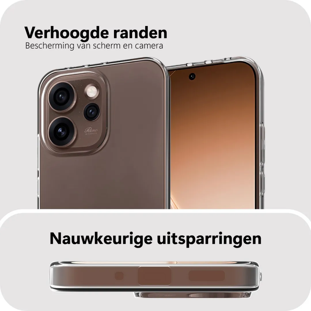 Just in Case Oppo Reno 15 Pro Max Hoesje - Transparant - MOO2882KL0L