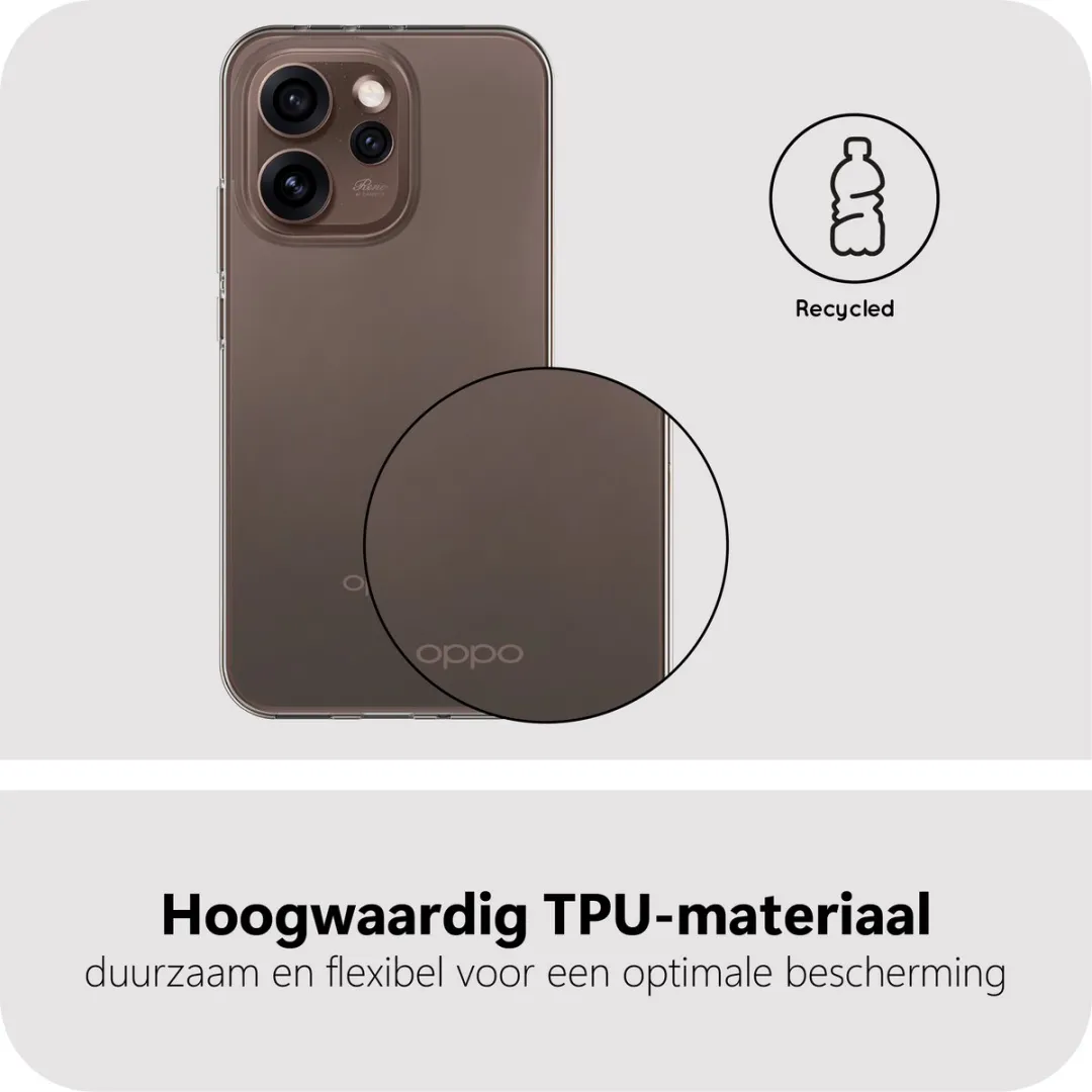 Just in Case Oppo Reno 15 Pro Max Hoesje - Transparant - MOO2882KL0L