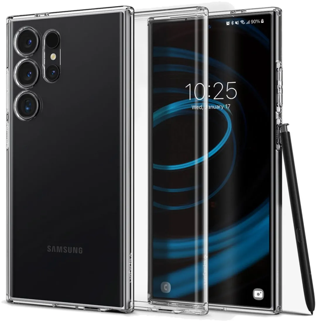 Spigen Liquid Crystal Hoesje ACS07283 - Samsung Galaxy S24 Ultra - Transparant