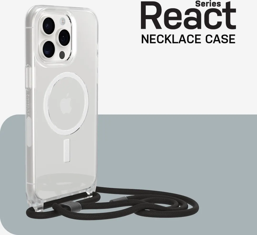 OtterBox React Necklace 77-93586 Hoesje - iPhone 15 Pro Max - Transparant