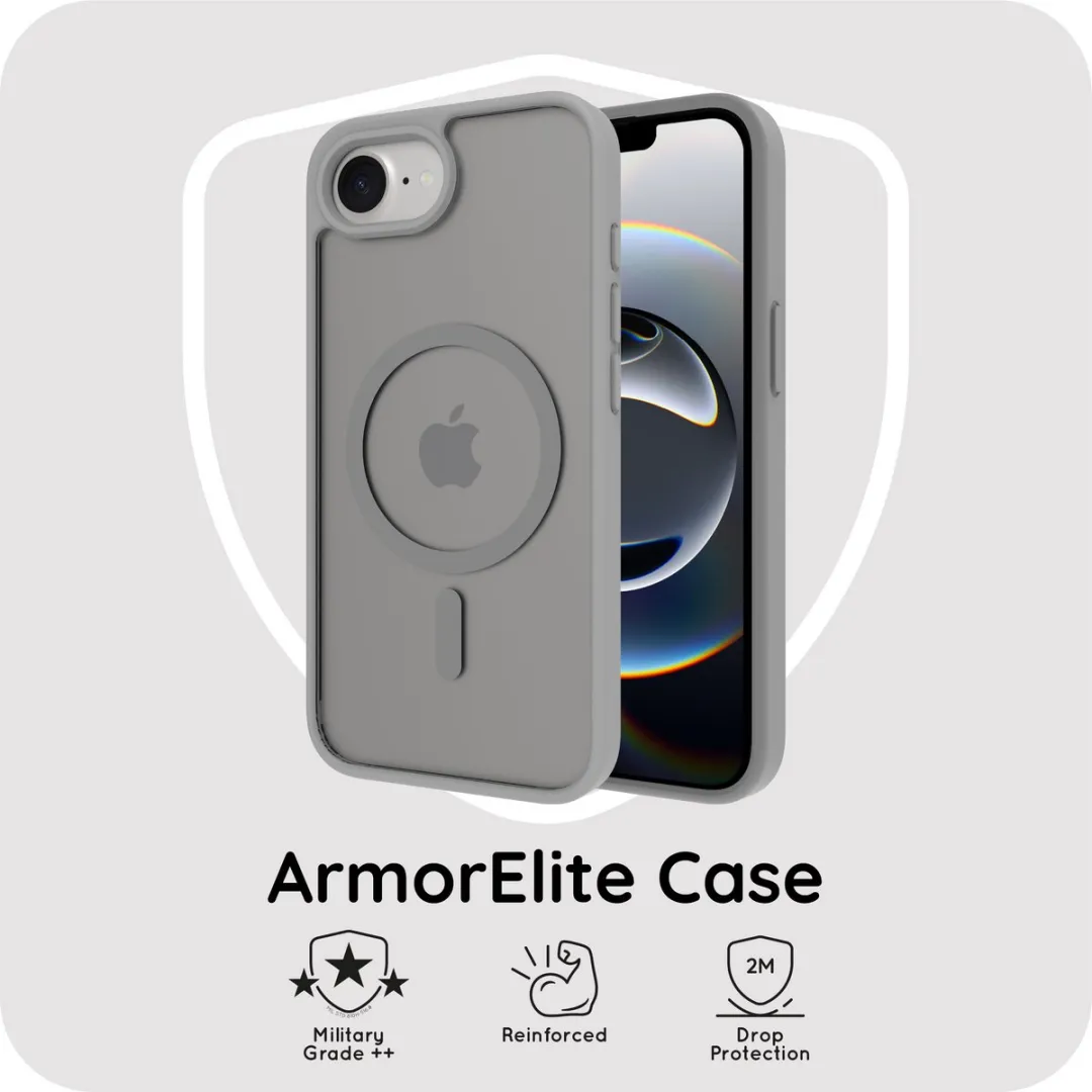 Just in Case iPhone 17e/16e MagSafe Hoesje - Grijs - afbeelding 6 van 6