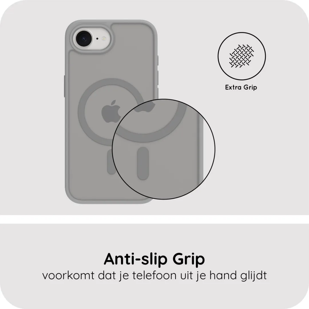Just in Case iPhone 17e/16e MagSafe Hoesje - Grijs