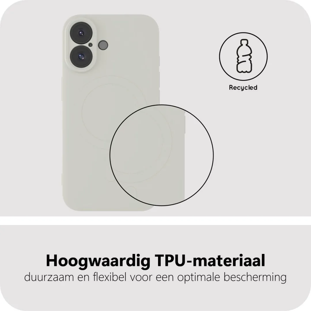 Just in Case iPhone 16 Hoesje Ivory - 8332431 - afbeelding 6 van 6
