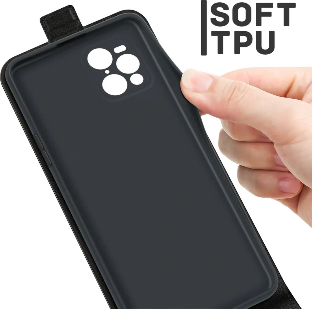 Just in Case Hoesje Oppo Find X3 Pro Flip Case 9828322 - Zwart