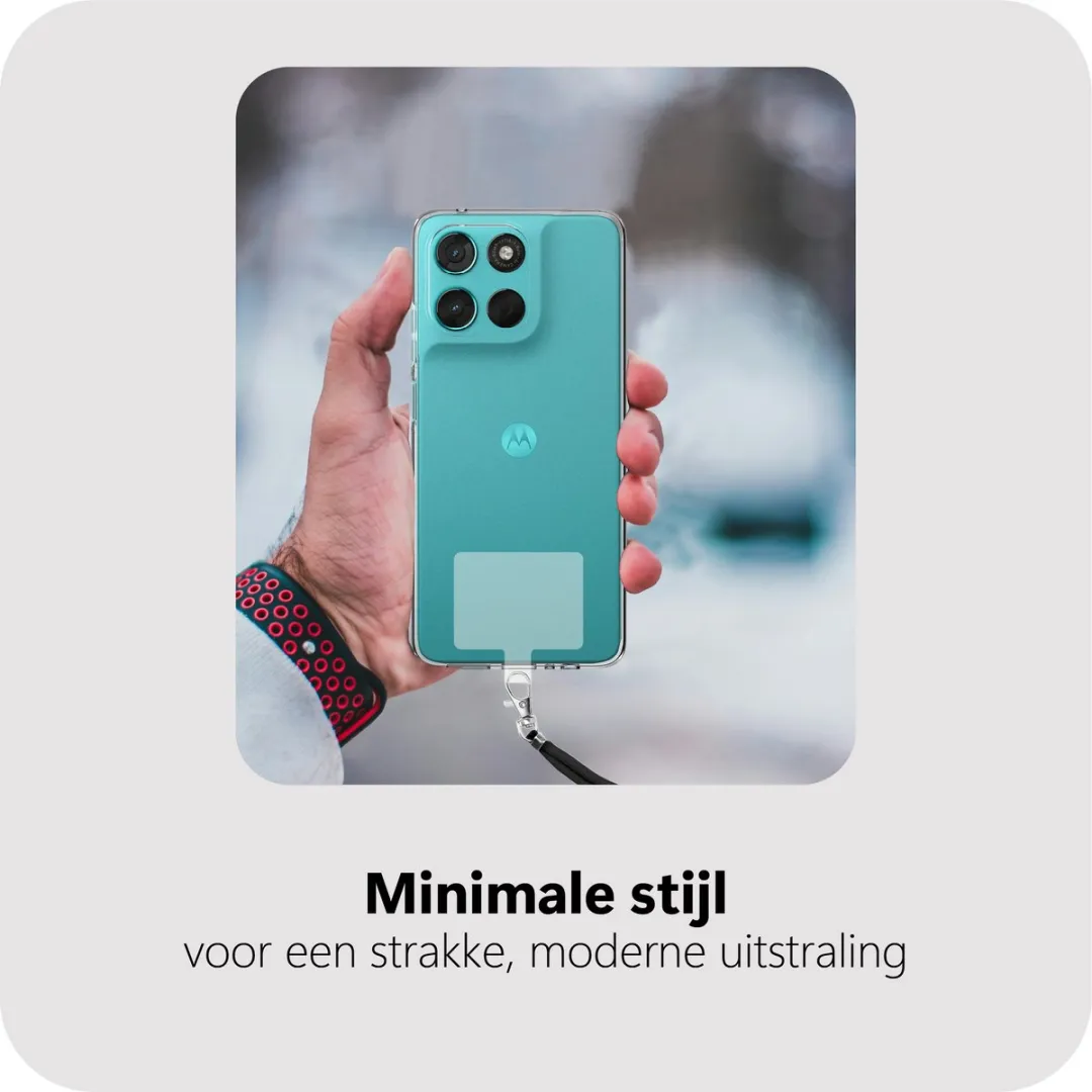 Just in Case Moto G57/G67 Power Hoesje - Transparant - MMT2865KL0L - afbeelding 6 van 6