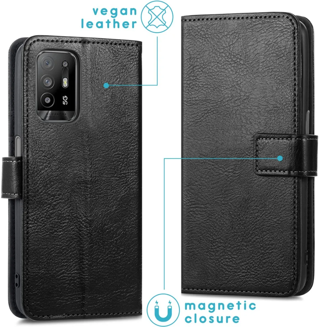 Imoshion Hoesje Oppo A94 5G - 3 Pasjes - Zwart