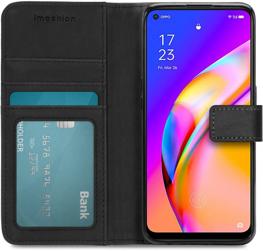 Imoshion Hoesje Oppo A94 5G - 3 Pasjes - Zwart