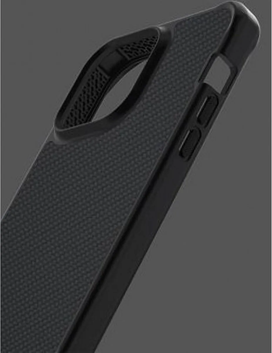 Itskins Ballistisch Nylon iPhone 14 Pro Hoesje - Zwart ITBALNYLIP14PBK - afbeelding 6 van 6