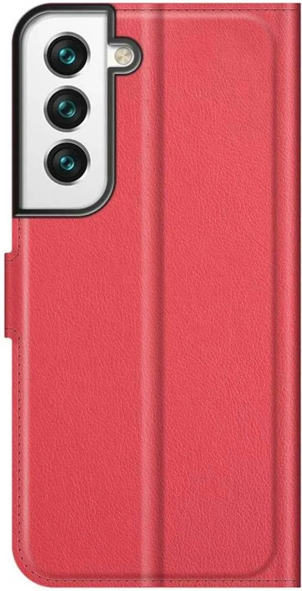 Just in Case Book Hoesje Samsung Galaxy S22 - 4 Pasjes - Rood