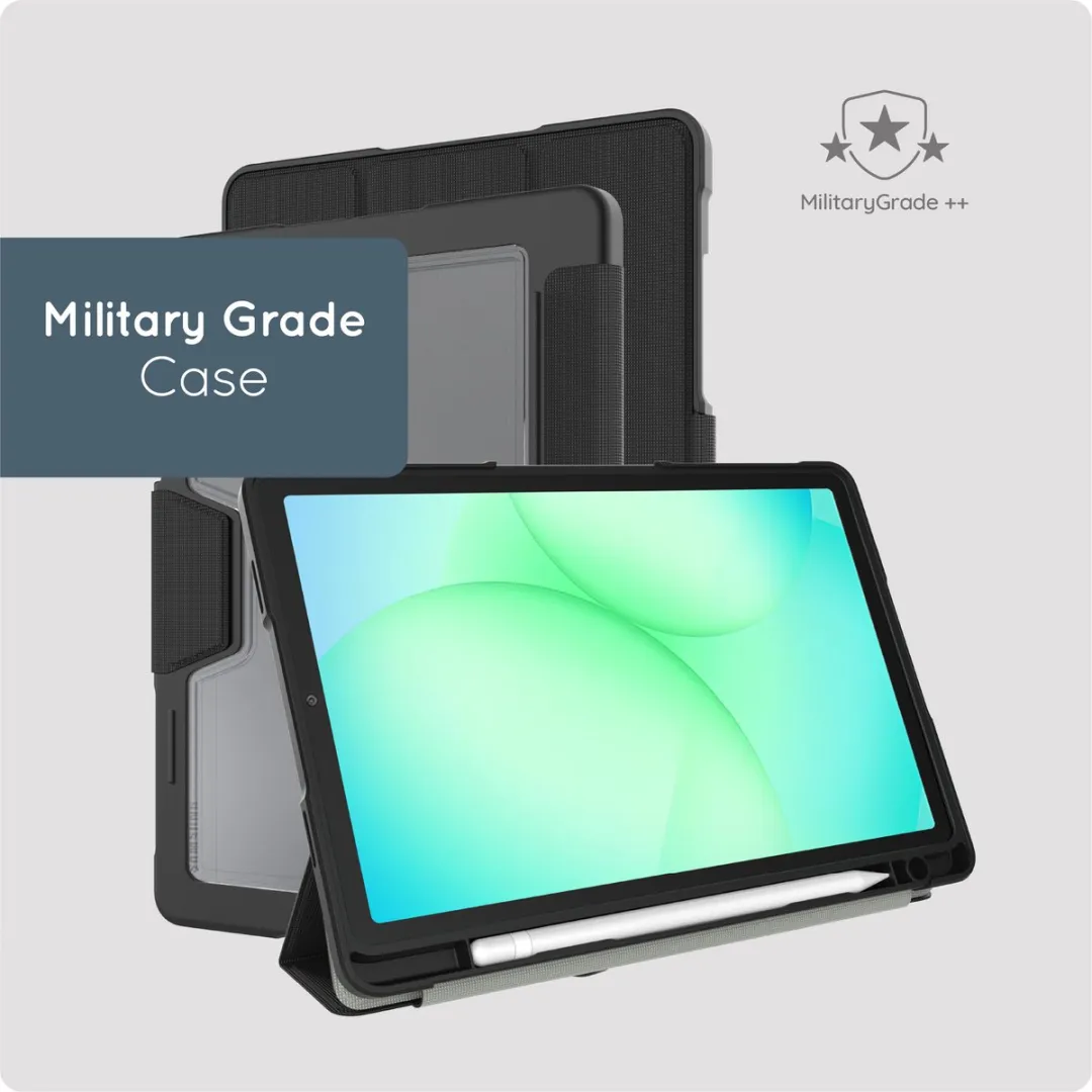Just in Case TSA2813MT1 Tablethoes - Samsung Galaxy Tab A11/A9 Plus - Zwart - afbeelding 6 van 6