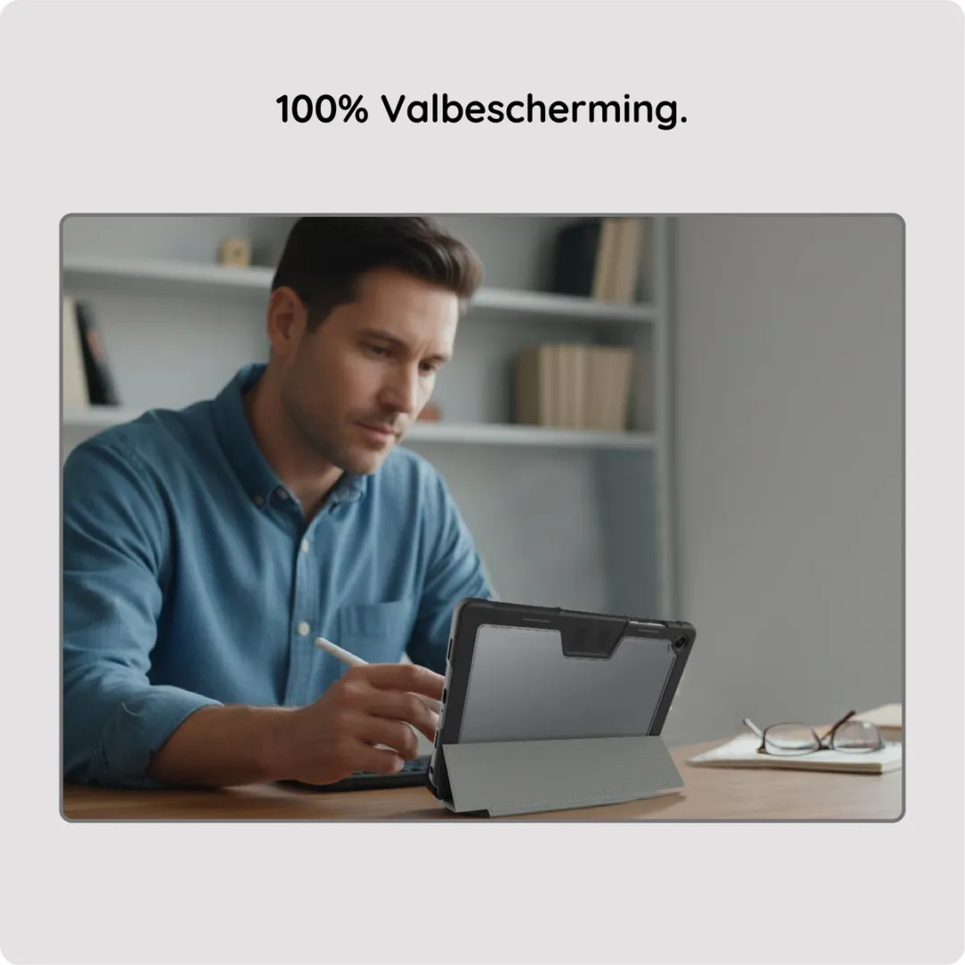 Just in Case TSA2813MT1 Tablethoes - Samsung Galaxy Tab A11/A9 Plus - Zwart