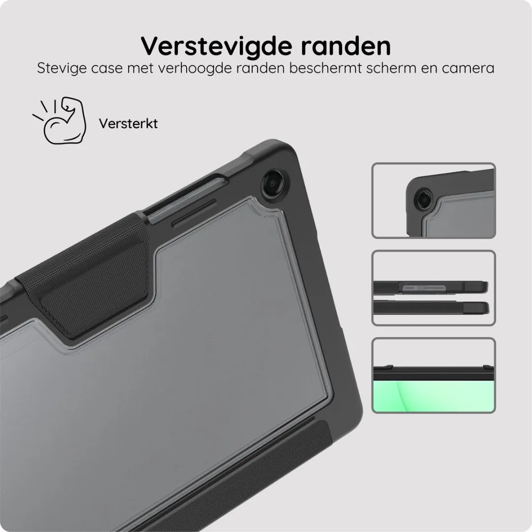 Just in Case TSA2813MT1 Tablethoes - Samsung Galaxy Tab A11/A9 Plus - Zwart
