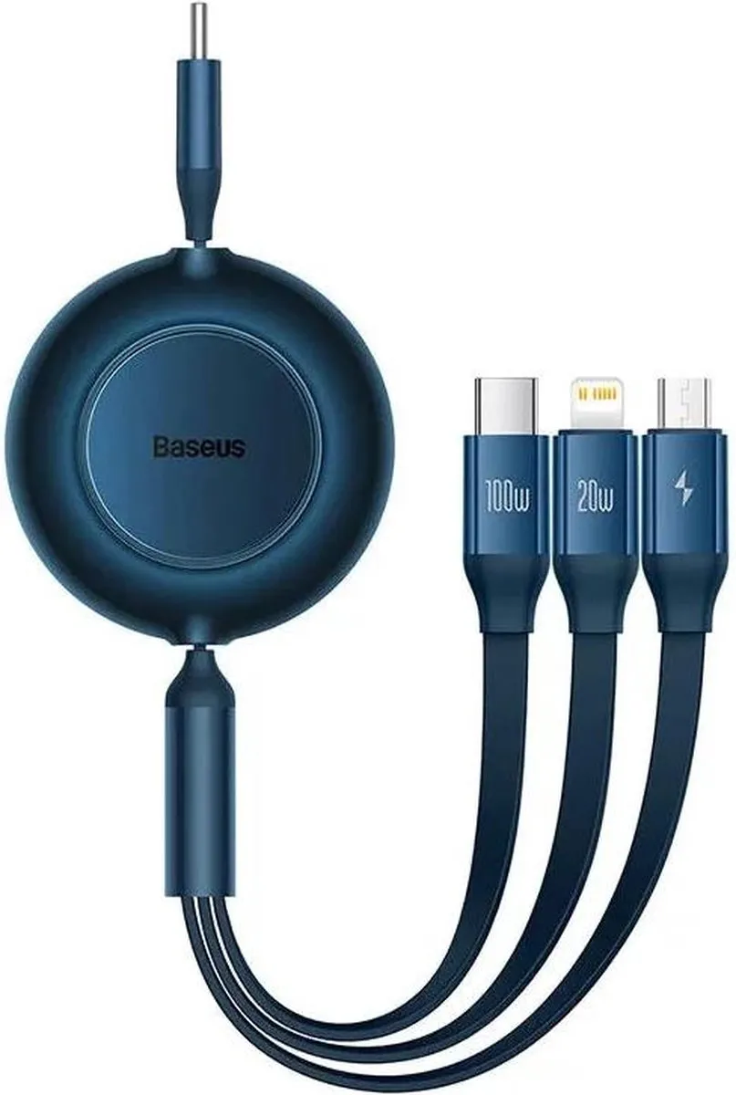 Baseus 3-in-1 Kabel CA31 USB-C/Micro-USB/Lightning 1.1m