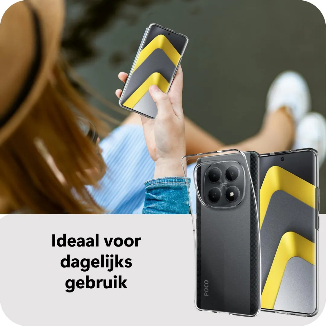 Just in Case Hoesje Xiaomi Poco M8 5G MXM2874KL0 - Siliconen - Transparant