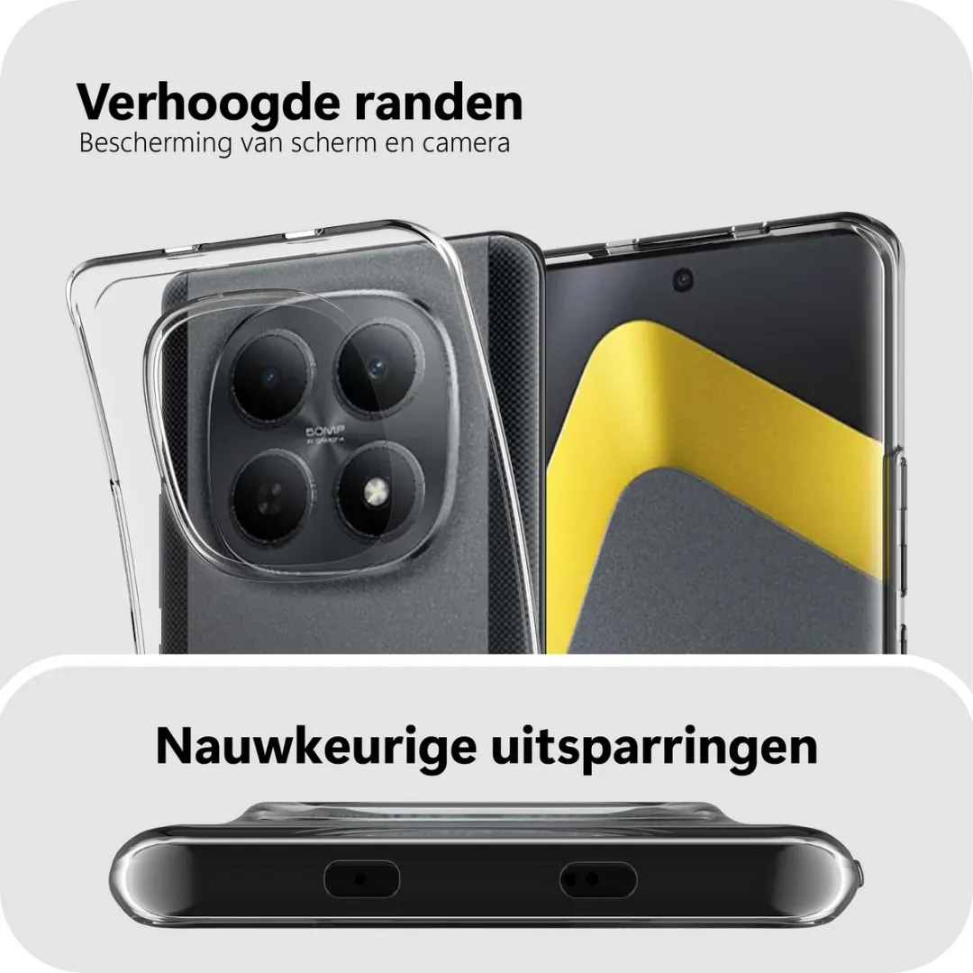 Just in Case Hoesje Xiaomi Poco M8 5G MXM2874KL0 - Siliconen - Transparant