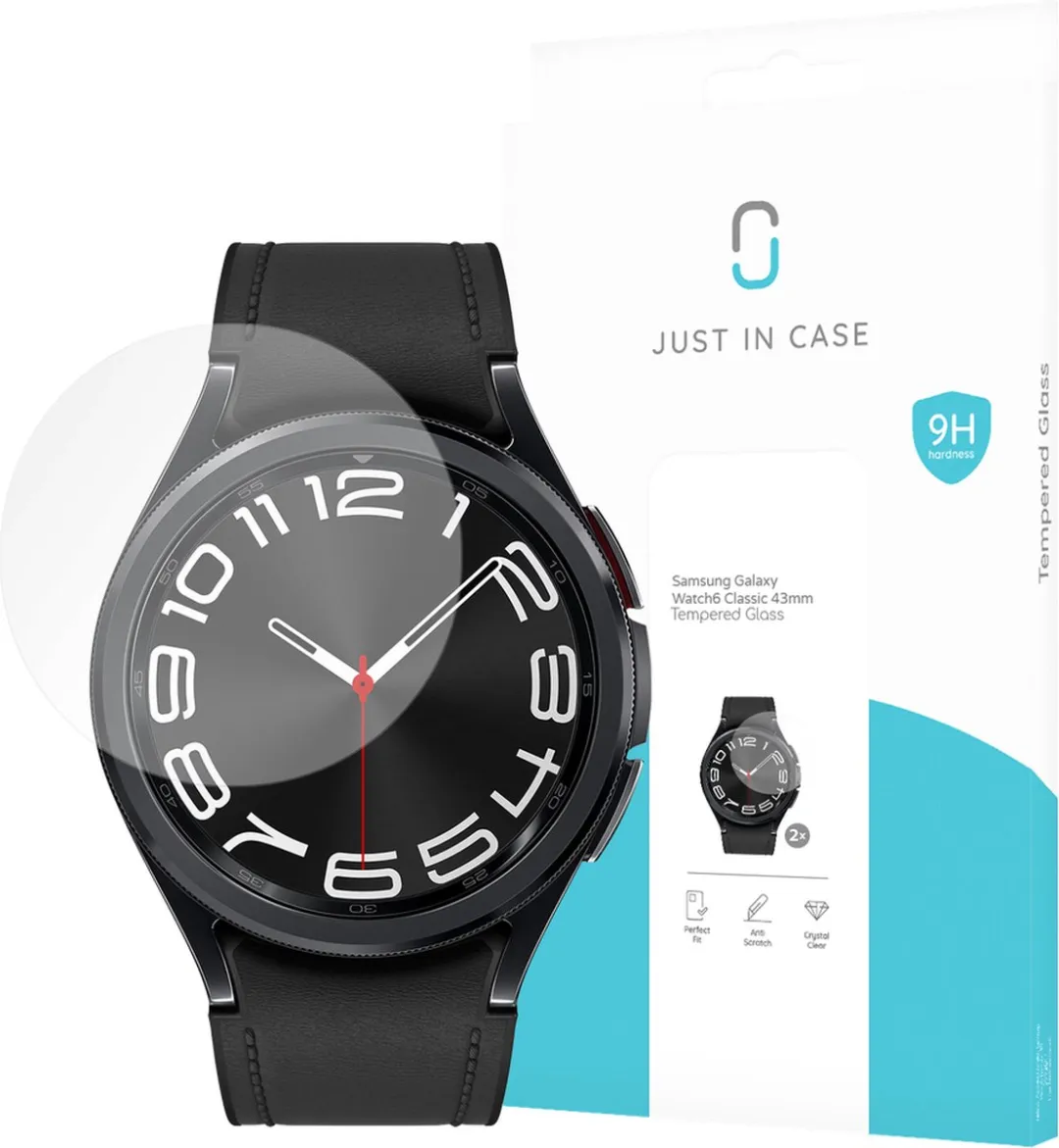 Just in Case Screenprotector Samsung Galaxy Watch6 Classic 43mm - 2 Stuks