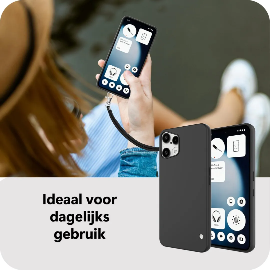 Just in Case Nothing Phone (3a) Lite Hoesje MNT2857KL1L - Zwart