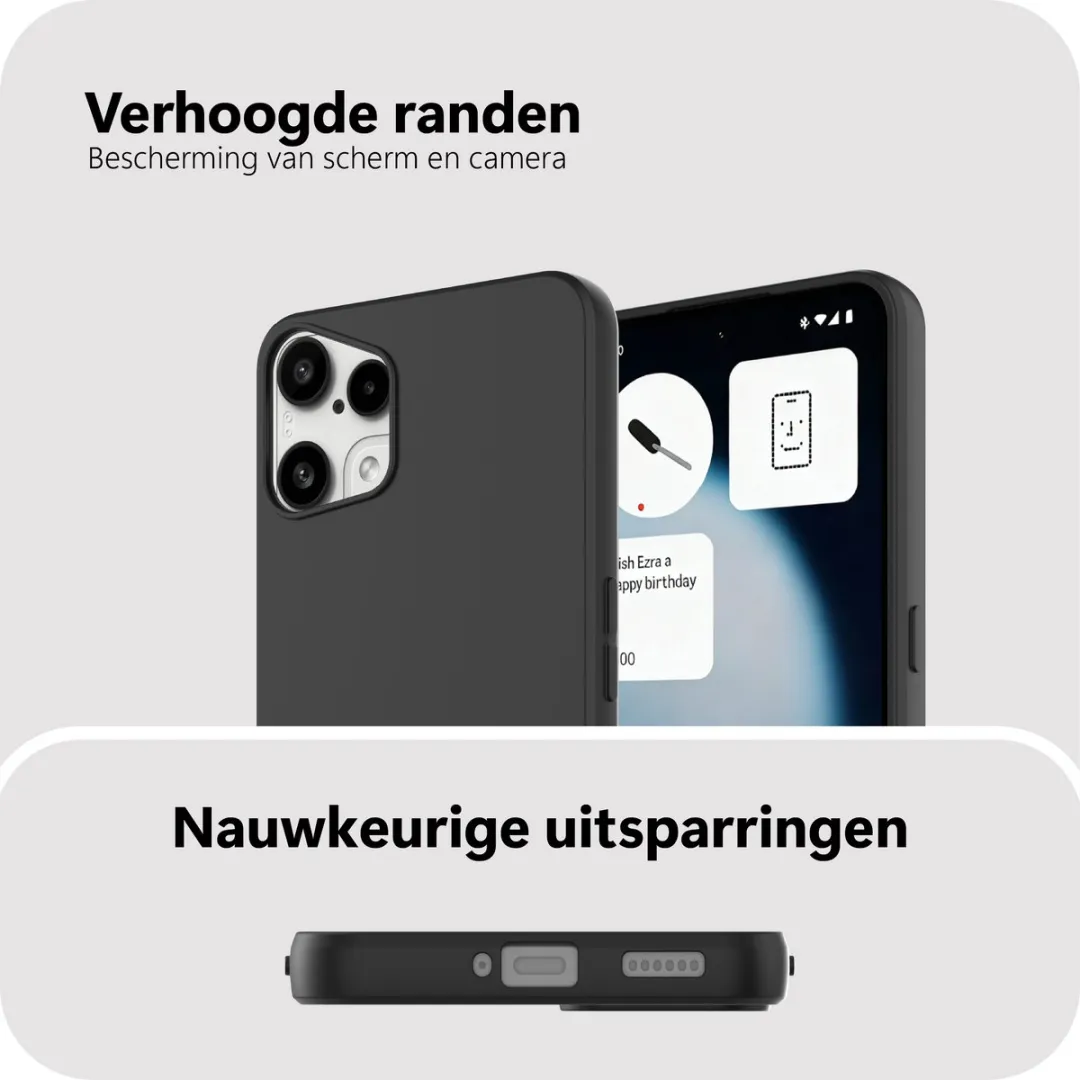 Just in Case Nothing Phone (3a) Lite Hoesje MNT2857KL1L - Zwart