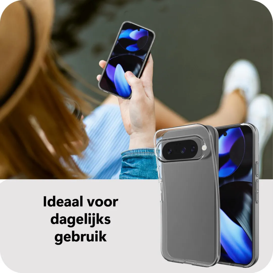 Just in Case Google Pixel 10/10 Pro Siliconen Hoesje - Transparant MGO2780KL0