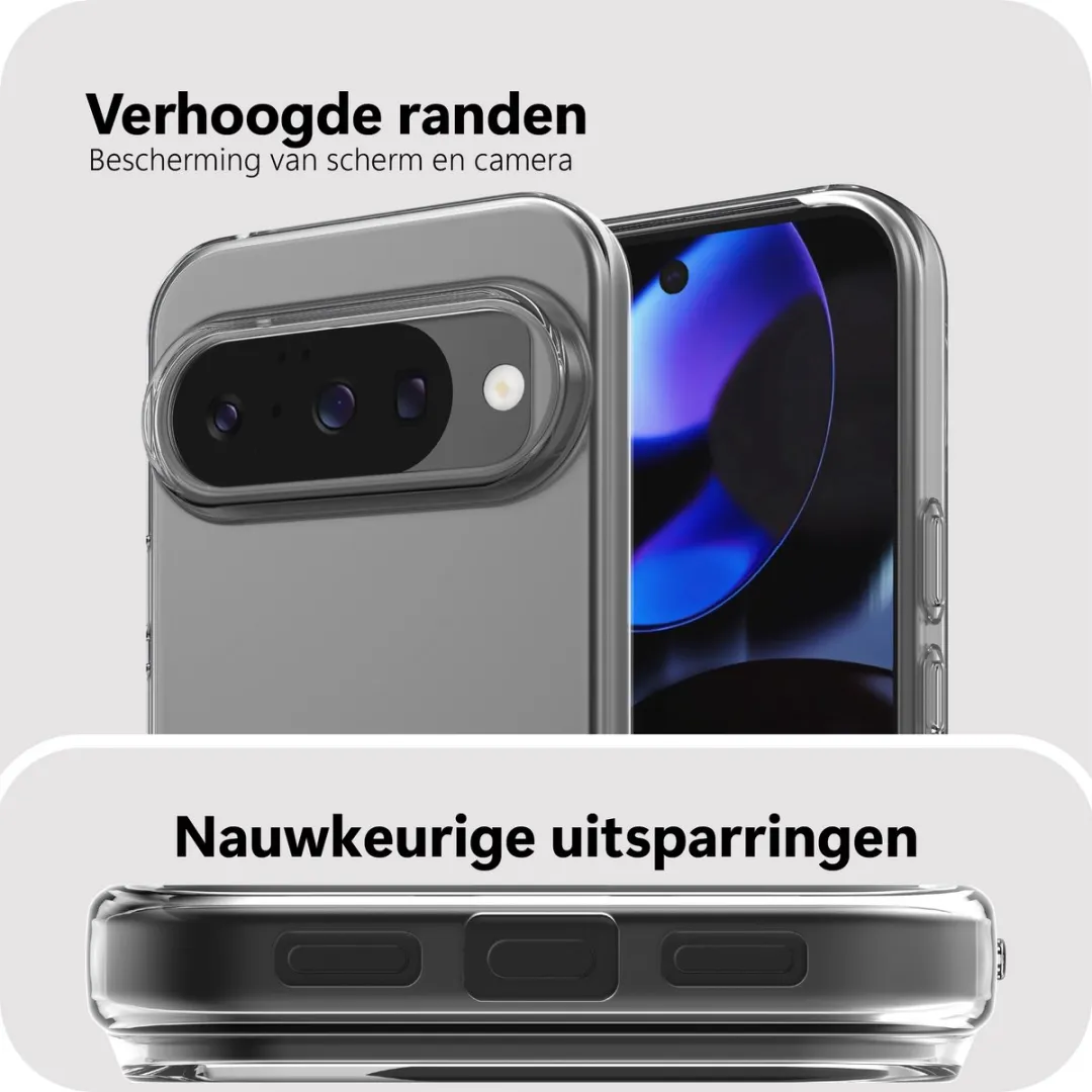 Just in Case Google Pixel 10/10 Pro Siliconen Hoesje - Transparant MGO2780KL0