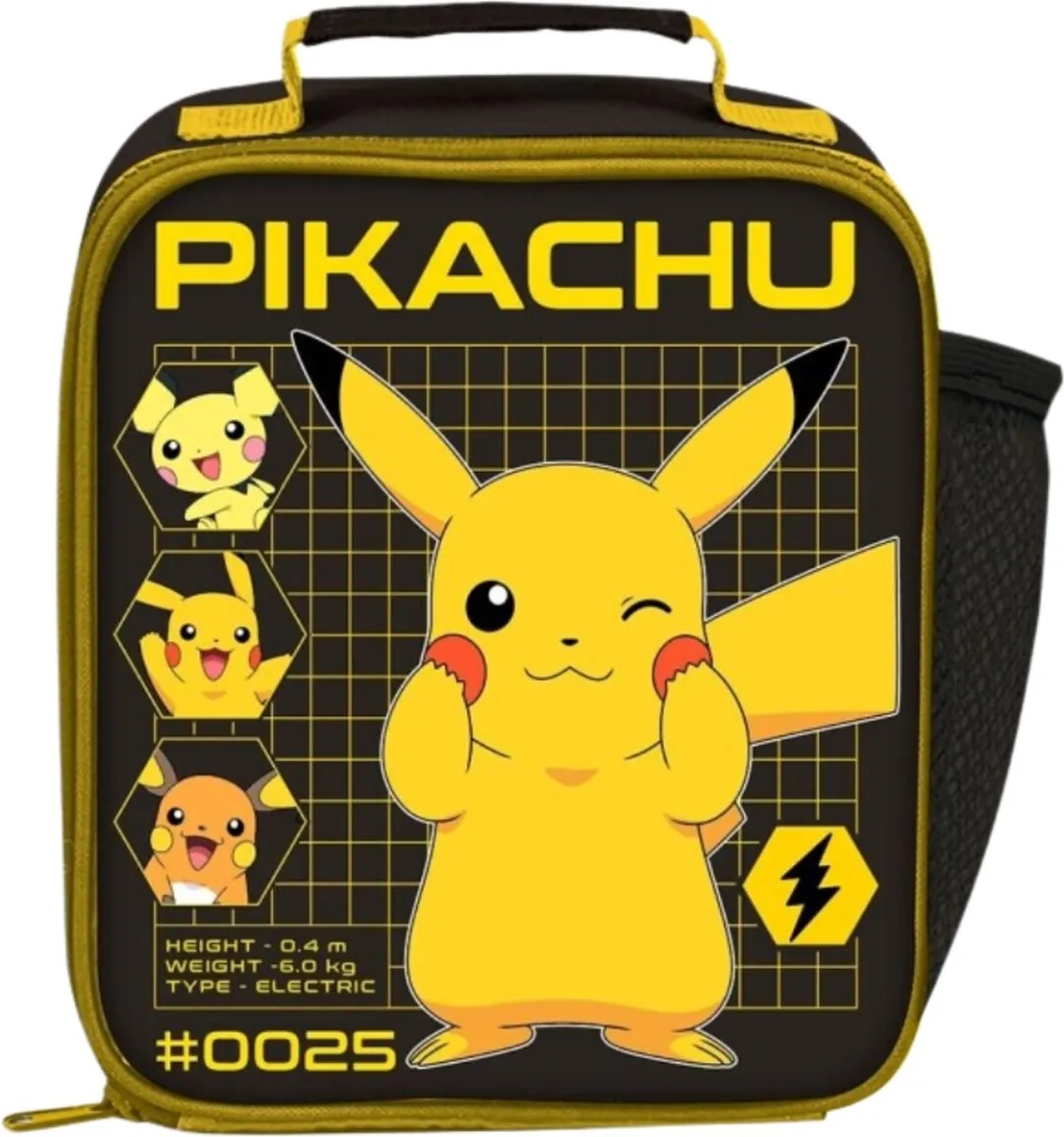 Pokémon Lunchtas met drinkfleshouder Pikachu