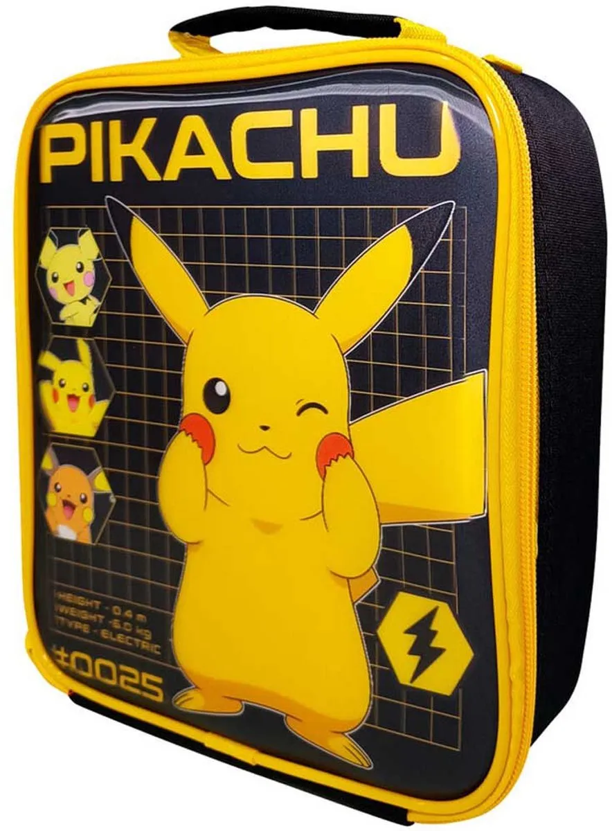Pokémon Lunchtas met drinkfleshouder Pikachu - Isolerend - Multi Color