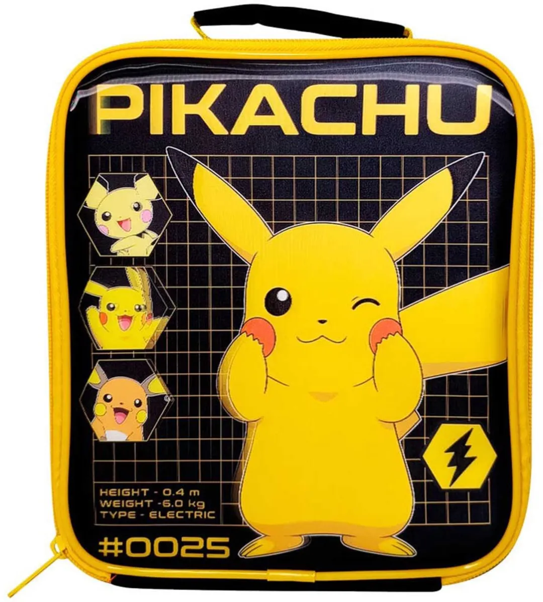 Pokémon Lunchtas met drinkfleshouder Pikachu - Isolerend - Multi Color