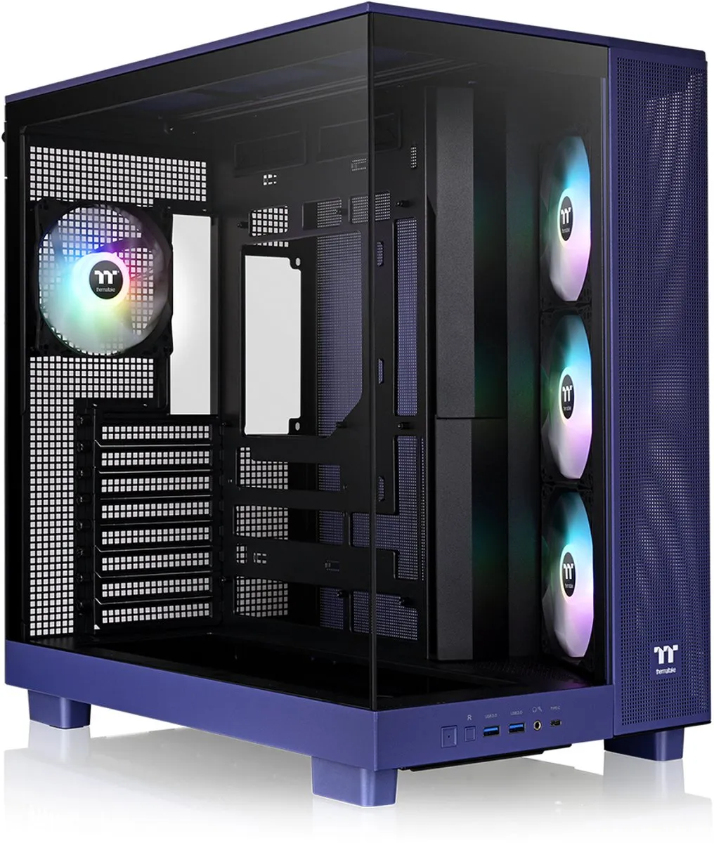 Thermaltake CA-11E-00MNWN-00 Midi Tower - Blauw