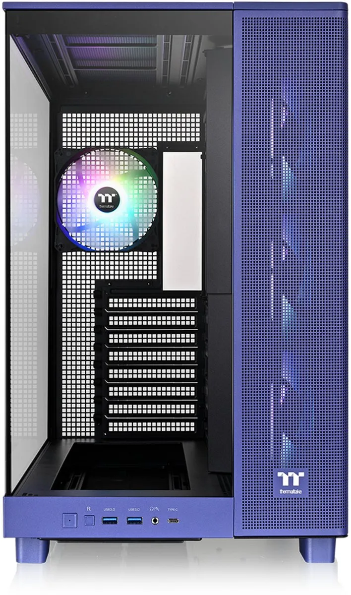 Thermaltake CA-11E-00MNWN-00 Midi Tower - Blauw - afbeelding 6 van 6
