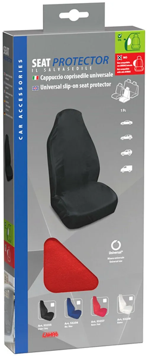 Lampa Slip-On Stoelbeschermer Rood - Universeel