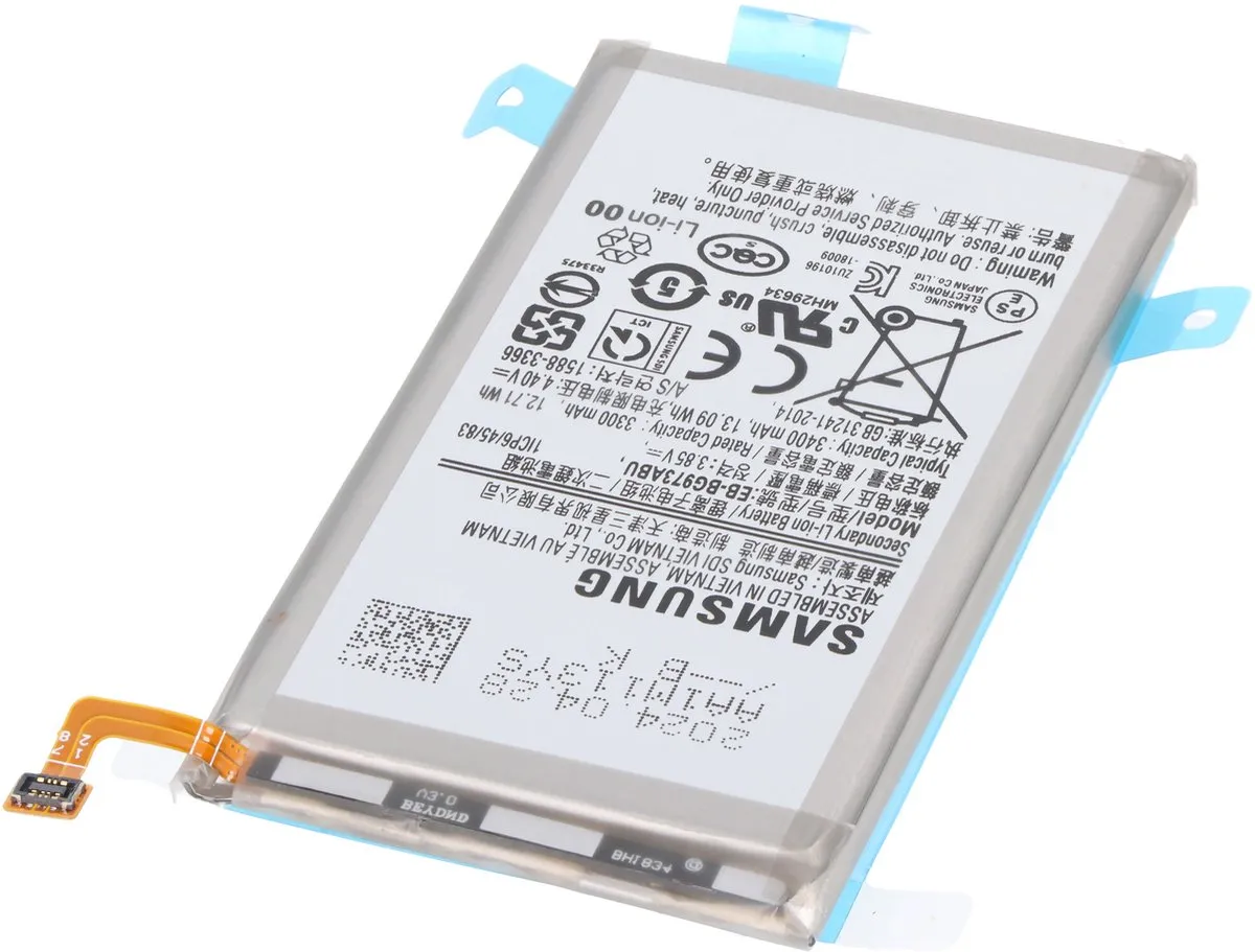 Huawei P30 Originele Batterij HB436380ECW - 3650mAh - Zwart